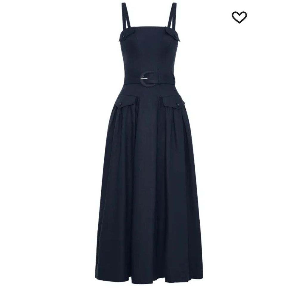 NWT NICHOLAS Ramina Belted Safari Midi Dress